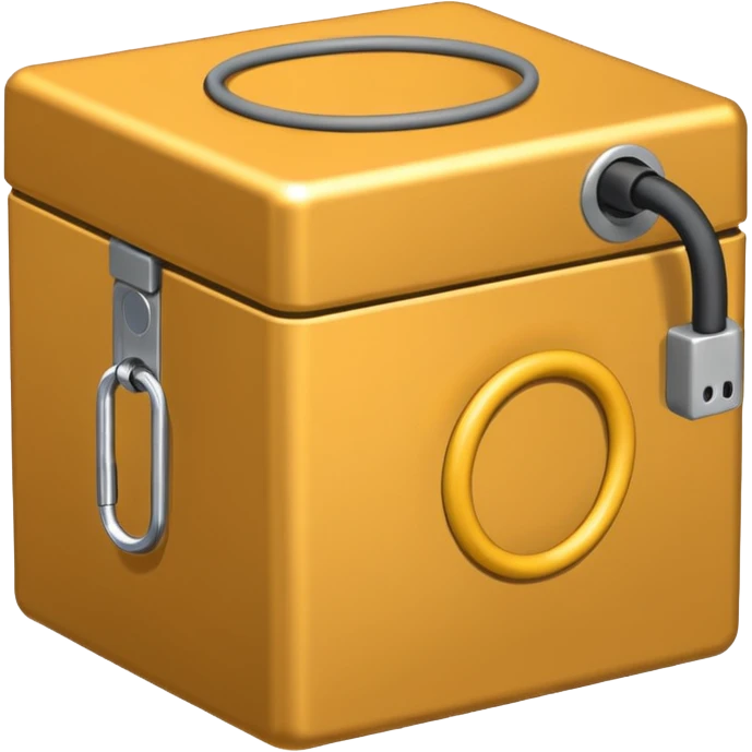 Box for a cable, the size is of a cable   emoji