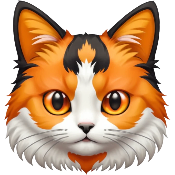 Cat calico emoji