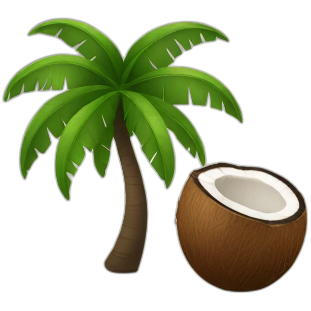 Coconut emoji