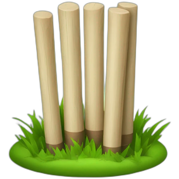 cricket stumps emoji
