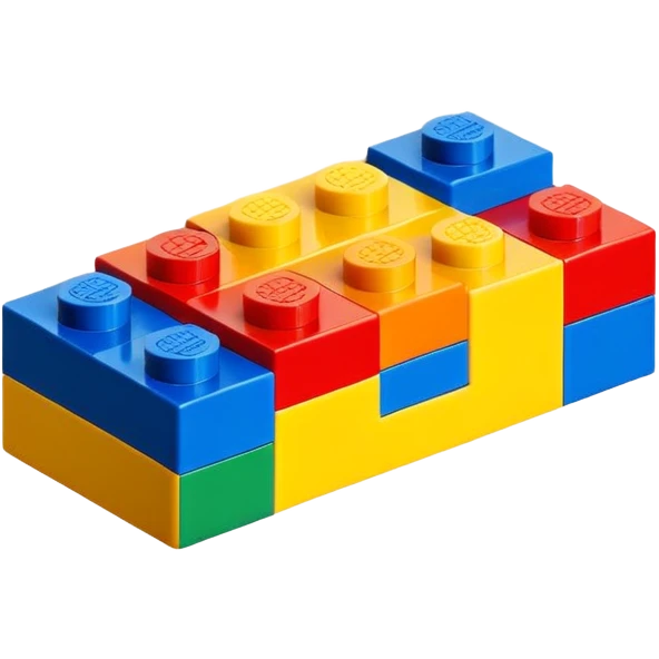 abstract lego brick icon emoji