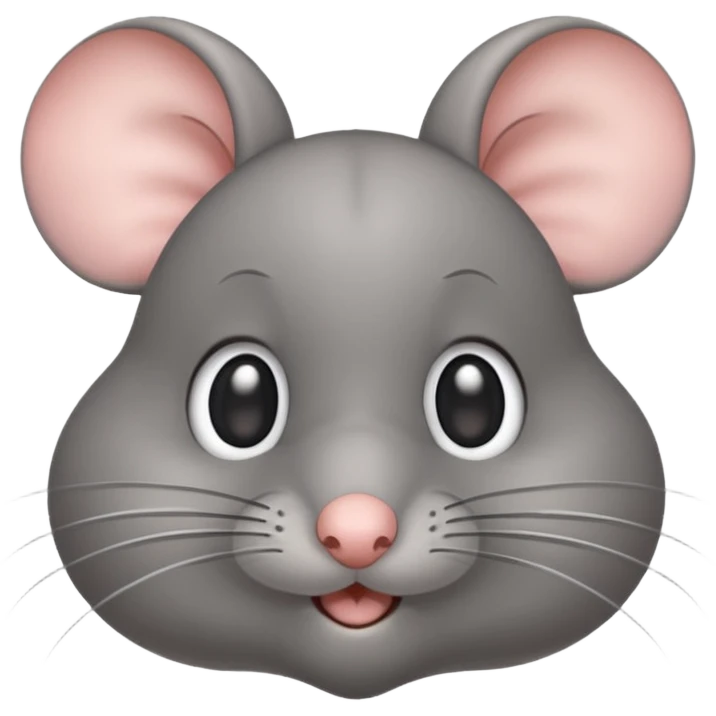 Un ratón cute volteando los ojos 🙄 como ese emoji SOLO LOS OJOS emoji