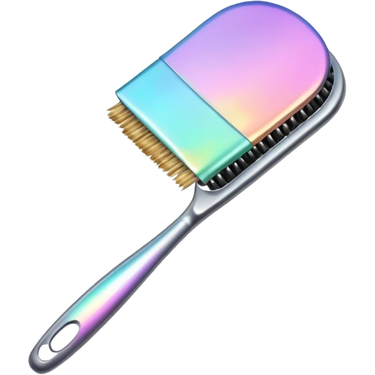 Iridescent brush emoji