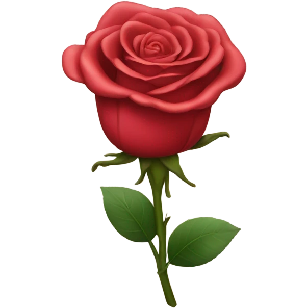 Rose in mouth  emoji