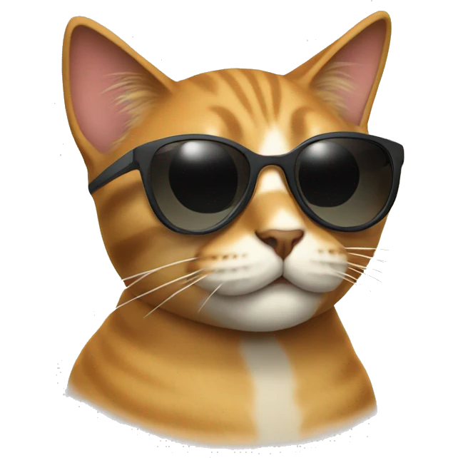 cat with sunglasses  emoji