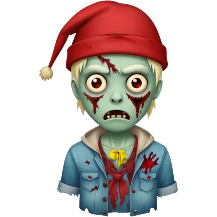 zombie in red hats emoji