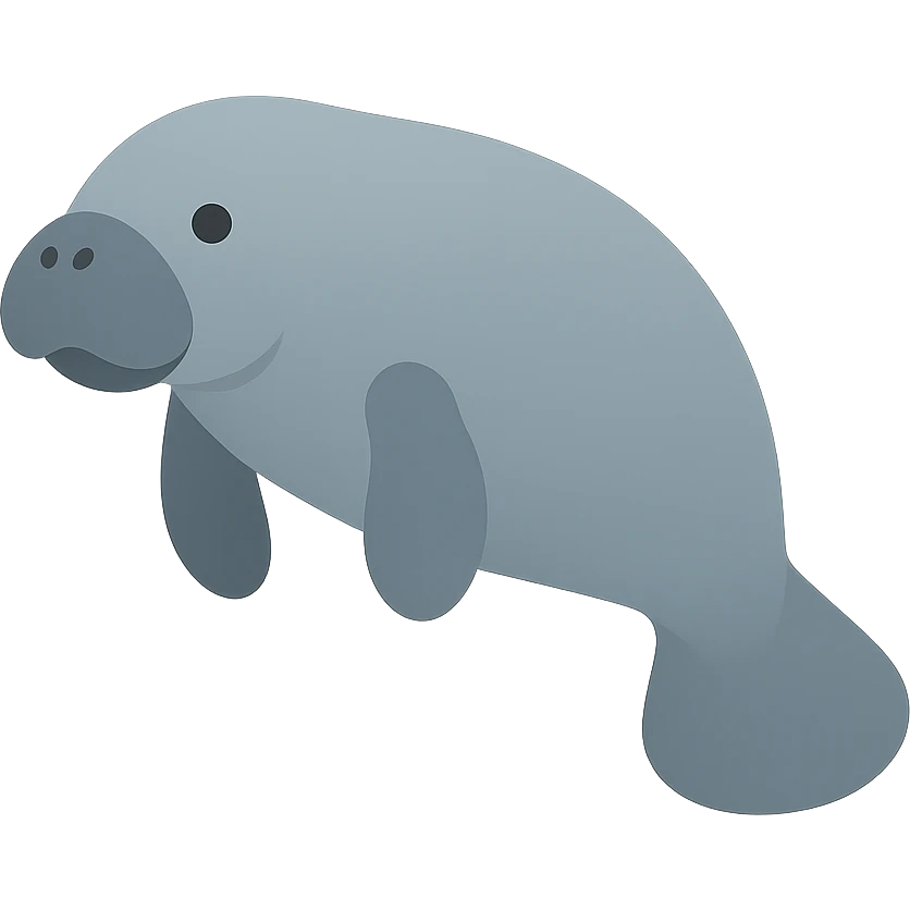Manatee emoji
