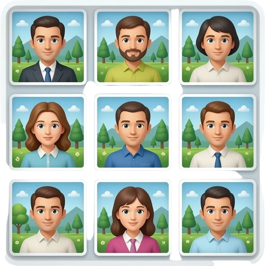 icone avec a l interieur des petite photo emoji