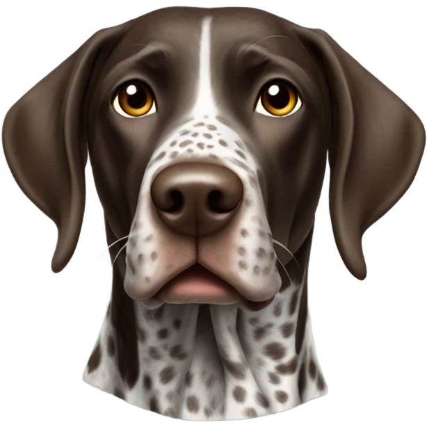 German Shorthaired pointer dog emoji