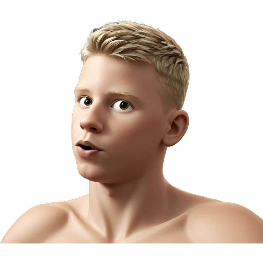 indoor portrait of a boy emoji