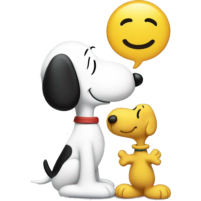 Snoopy and Woodstock  emoji