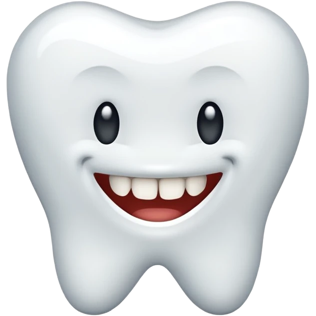 teeth without smile emoji