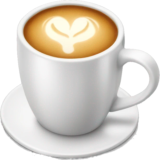 white coffee  emoji