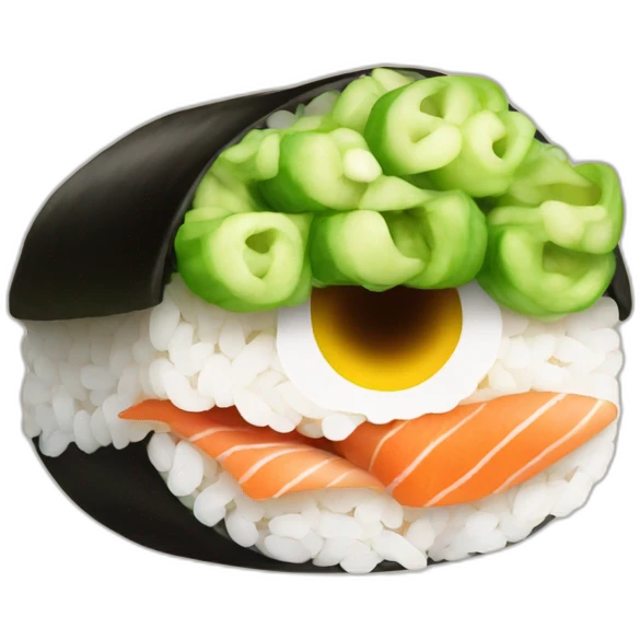 ovni-eat-sushi emoji