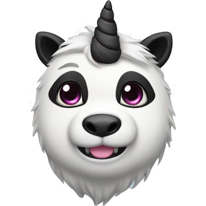 Unicorn panda emoji
