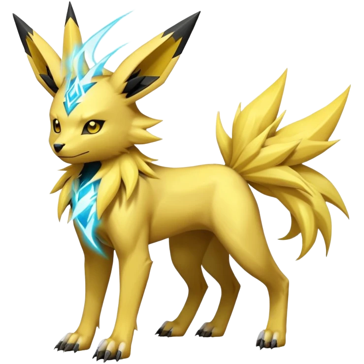 Jolteon-Luxray-Manectric-Fakémon-hybrid-creature (full body)  emoji