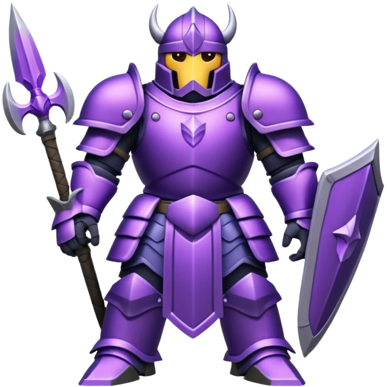PURPLE AND BİG ARMOR PEKKA emoji