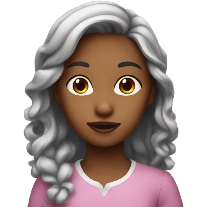 A girl emoji