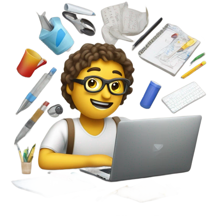 design and writter emoji