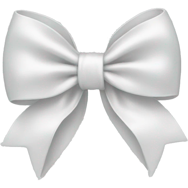white bow emoji