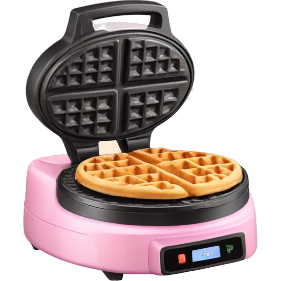 Pink waffle maker  emoji