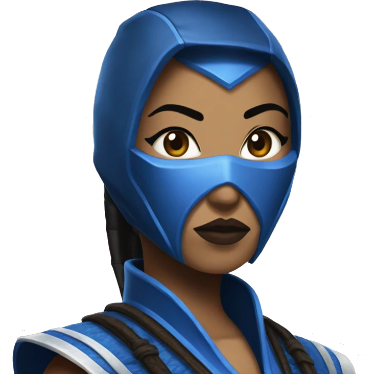 Kitana Mortal Kombat emoji