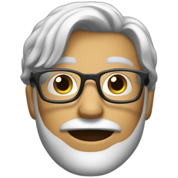 uzum orlan gray hairs glasses emoji
