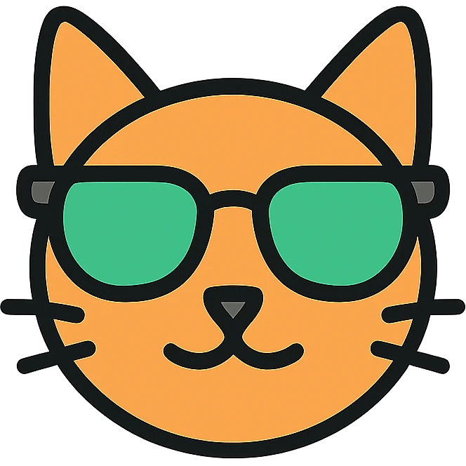 cat wearing sunglasses emoji
