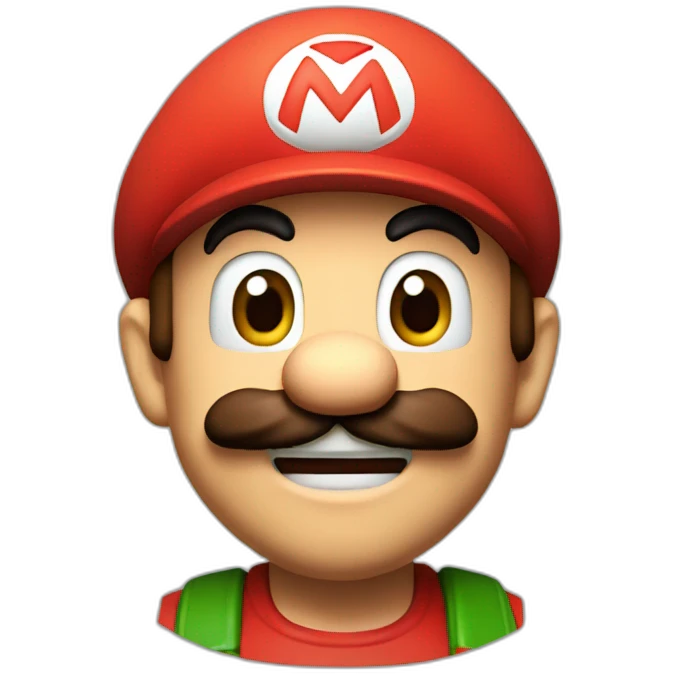 Mario Bros surprised emoji