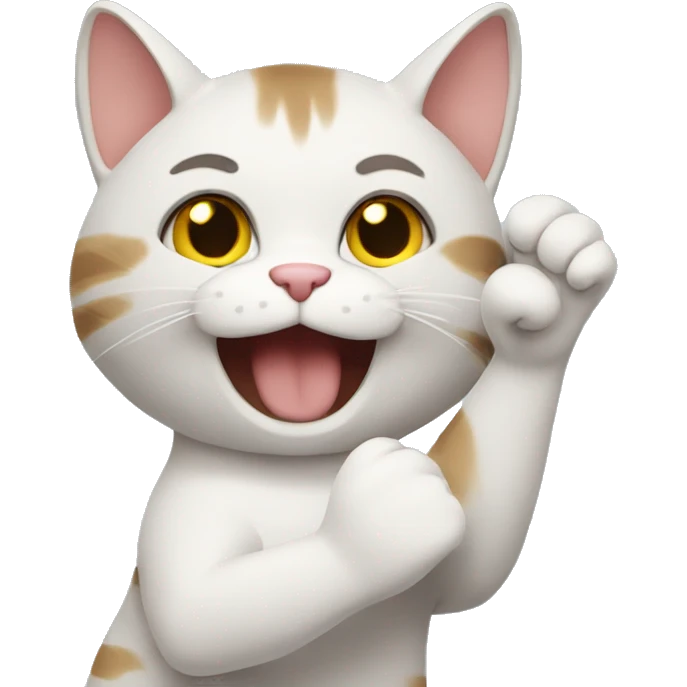 Clapping cat emoji