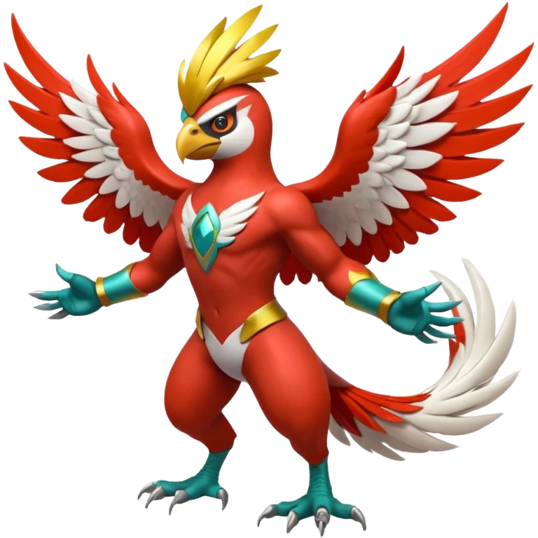 Blaziken-Hawlucha-fusion emoji