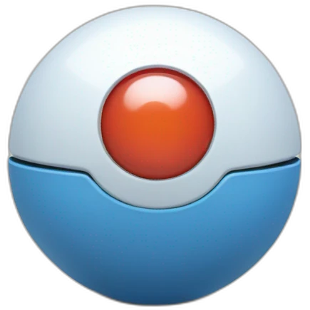 Evoli sur une poké-ball emoji