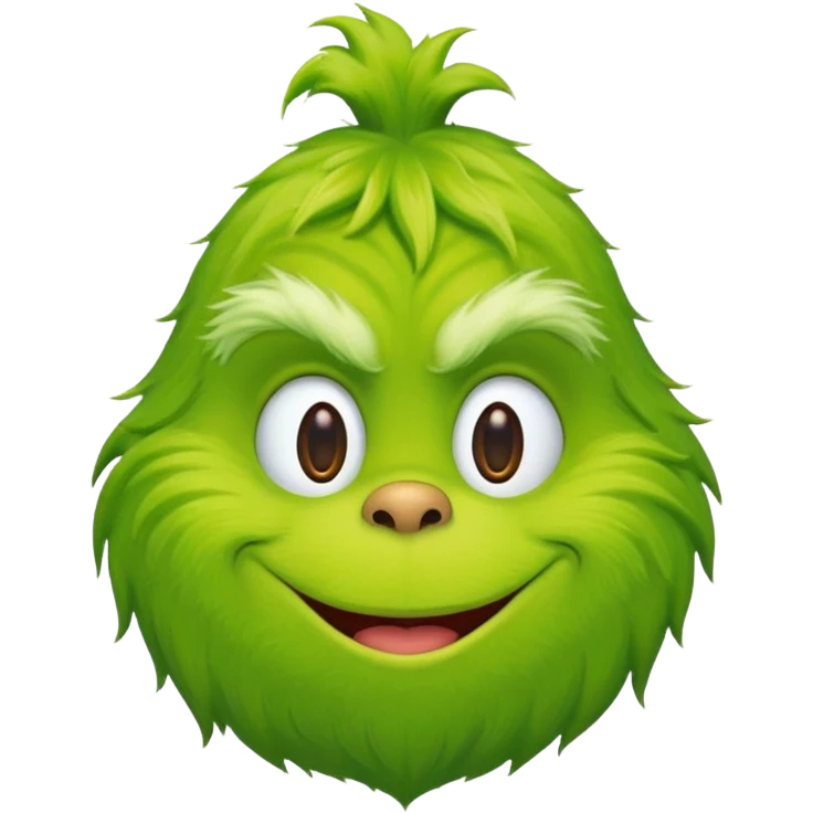Grinch circle emoji