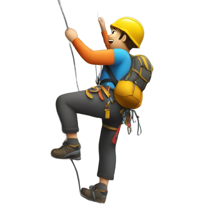 climbing person emoji