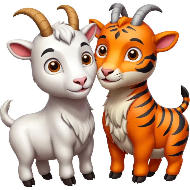 Goats vs Tigers  game icons emoji