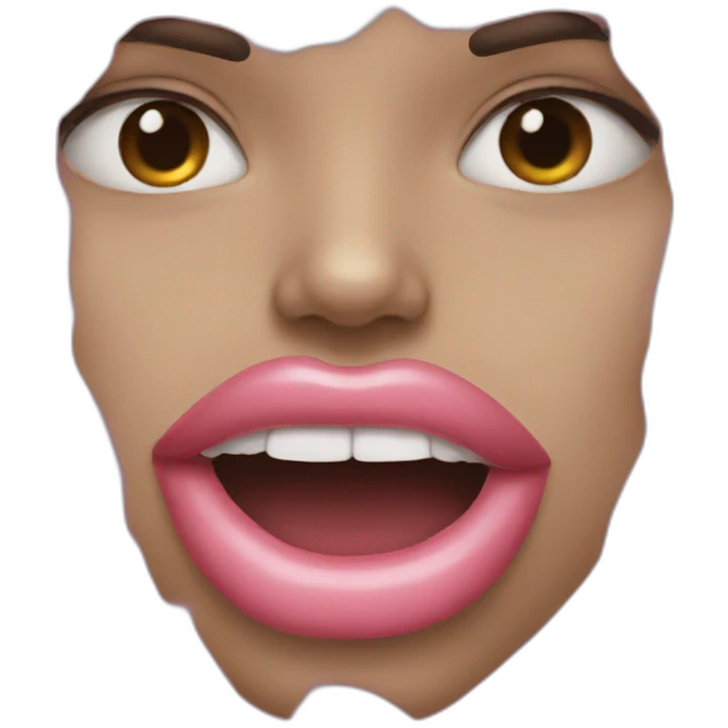 Big lips emoji