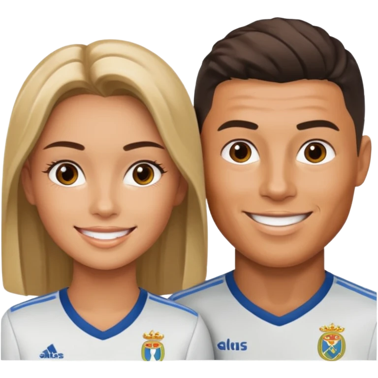 Ronaldo with georgina emoji