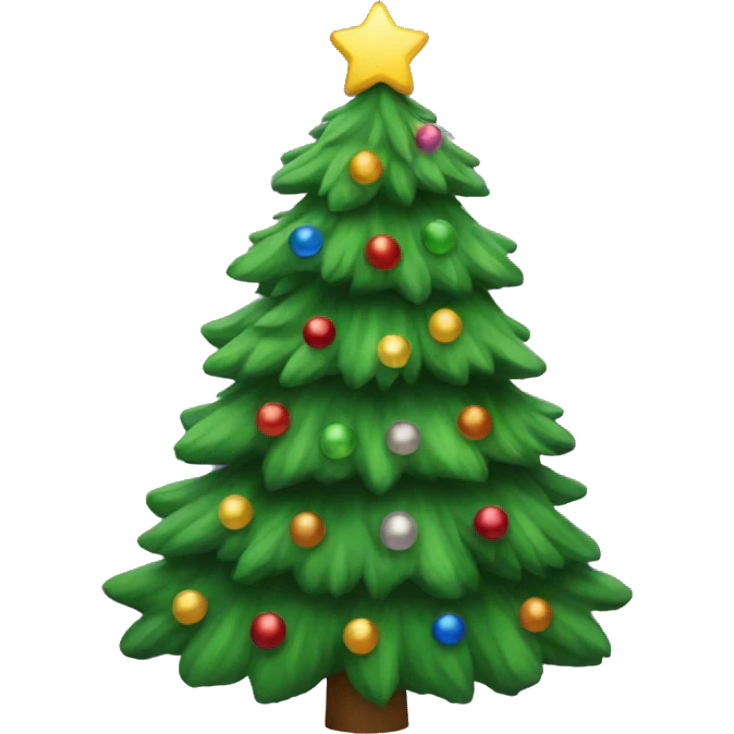 Christmas tree emoji