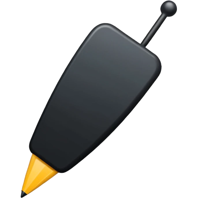 black cursor clicking on a folder emoji