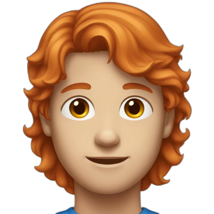 young-man-with-redhead-hair-and-blue-eyes emoji