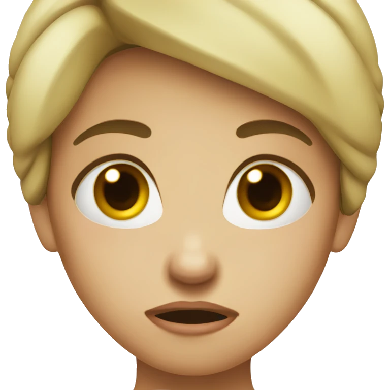 Disgust face female emoji