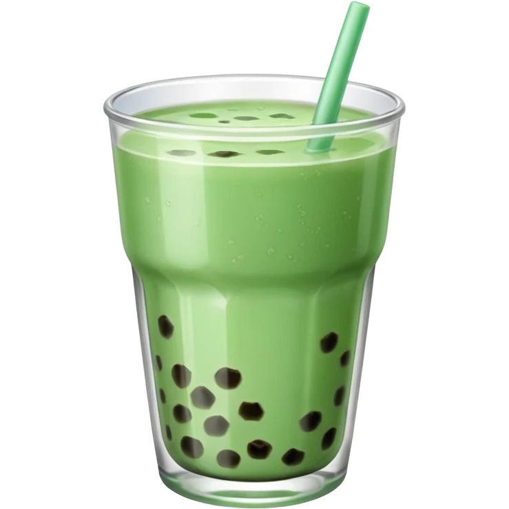 Mint  boba emoji