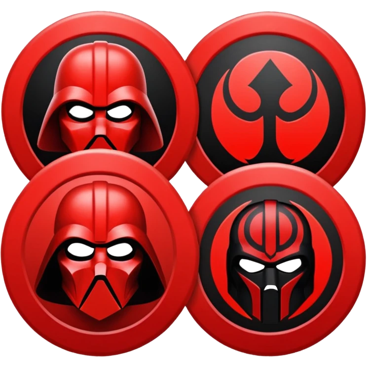 i want a red sith empire . roblox clan based imagine were the logo is a red cirlce with differet desings in it emoji