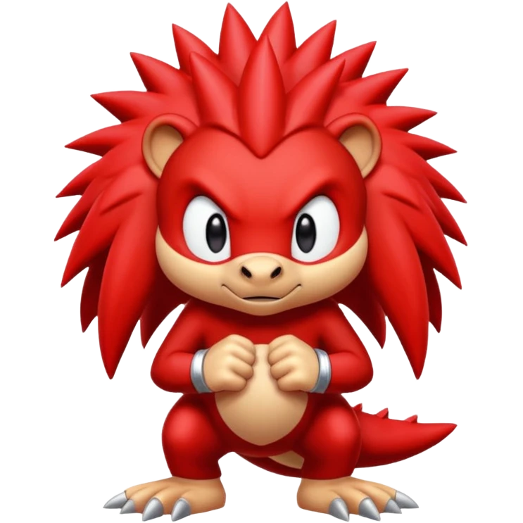 Sonic the hedgehogs friend knuckles emoji