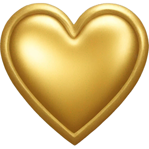 gold heart emoji