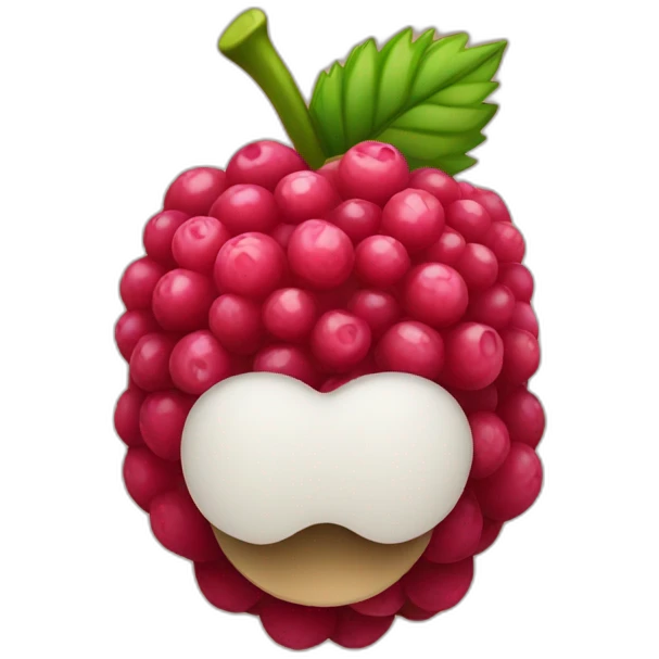 Raspberry emoji