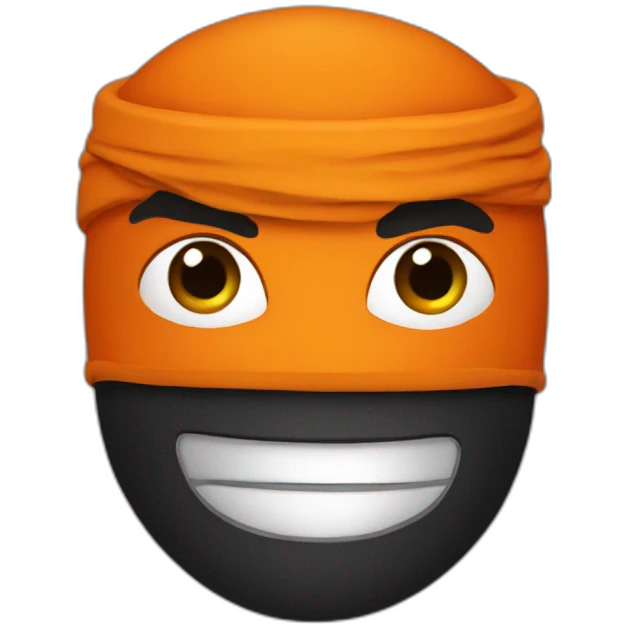 zorro color naranja emoji