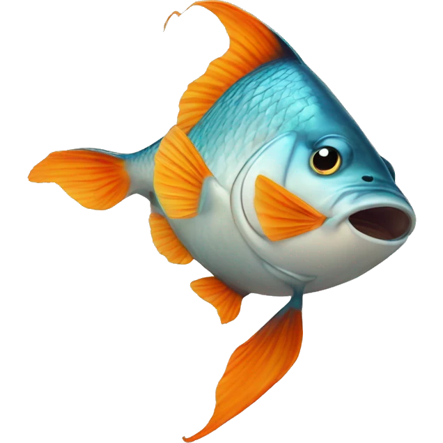 upside down fish emoji