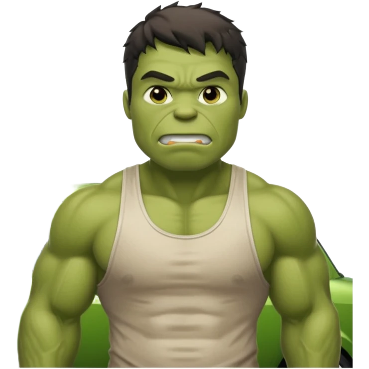 hulk lavando carro emoji