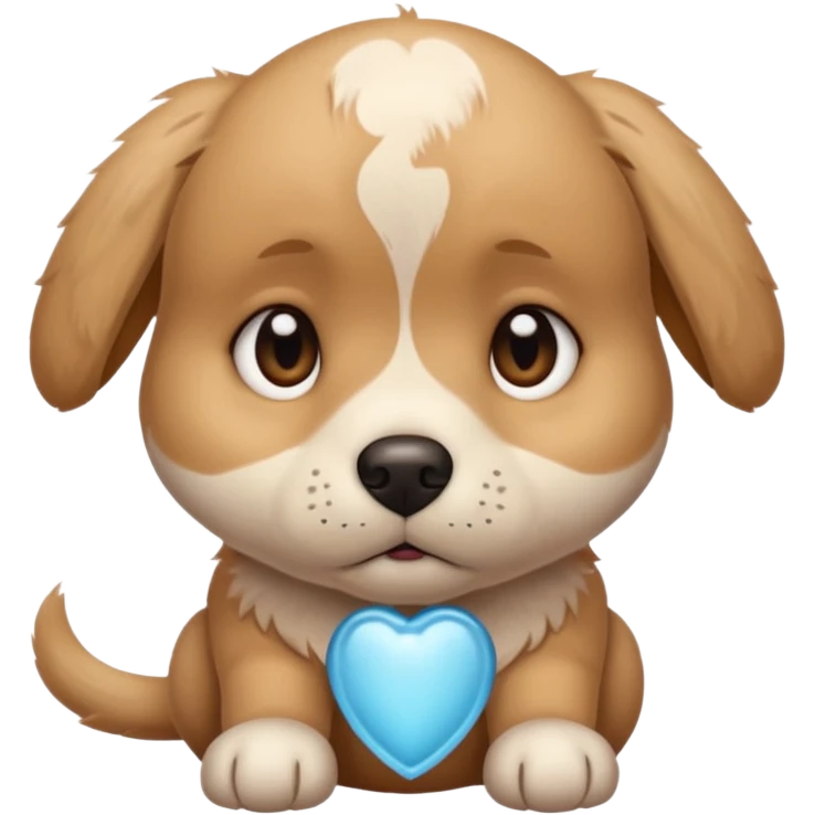 아픈 강아지 emoji